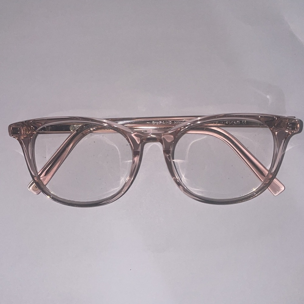 Warby Parker Durand XN rose crystal